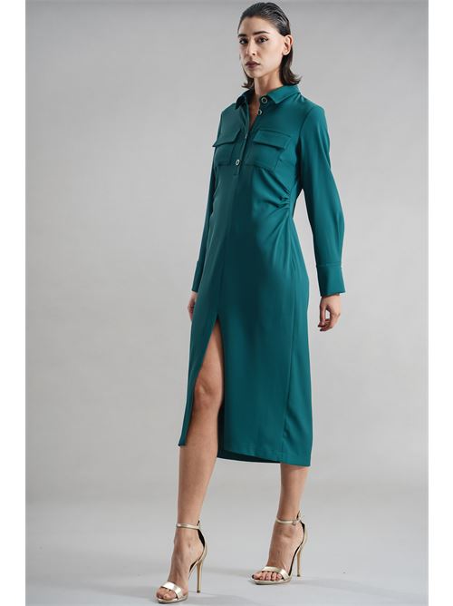 Abito in crepe GM by Gai Mattiolo | GM3595VERDE